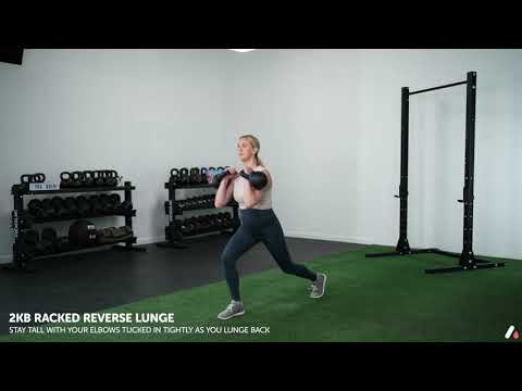 2KB Racked Reverse Lunge