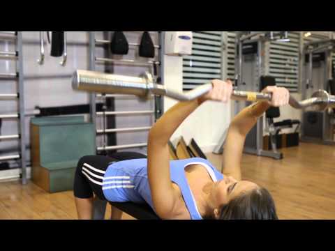 EZ Bar Skull Crushers - Triceps Exercise