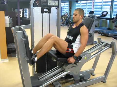 Calf raises on the Leg Press