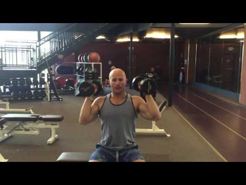 Neutral Grip Overhead Dumbbell Press