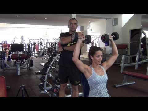 Seated Dumbbell Shoulder Press