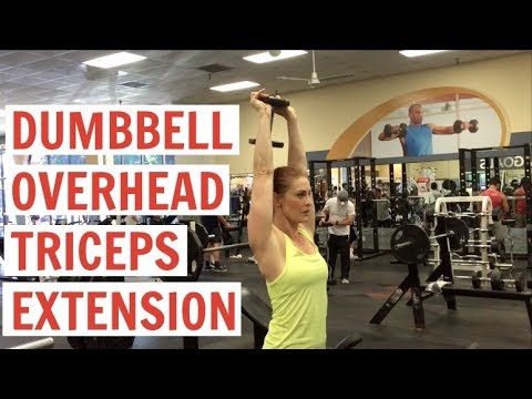 Dumbbell Overhead Triceps Extension