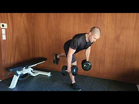 Single Leg Dumbbell Romanian Deadlift (RDL)